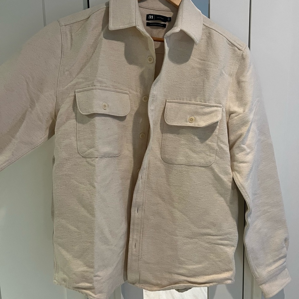 Raf Simons Cream Shirt Jacket